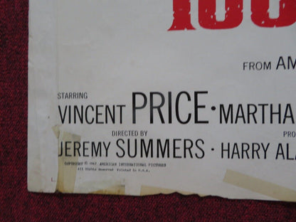 HOUSE OF 1000 DOLLS US ONE SHEET POSTER VINCENT PRICE MARTHA HYER 1967 - Rendezvous Cinema