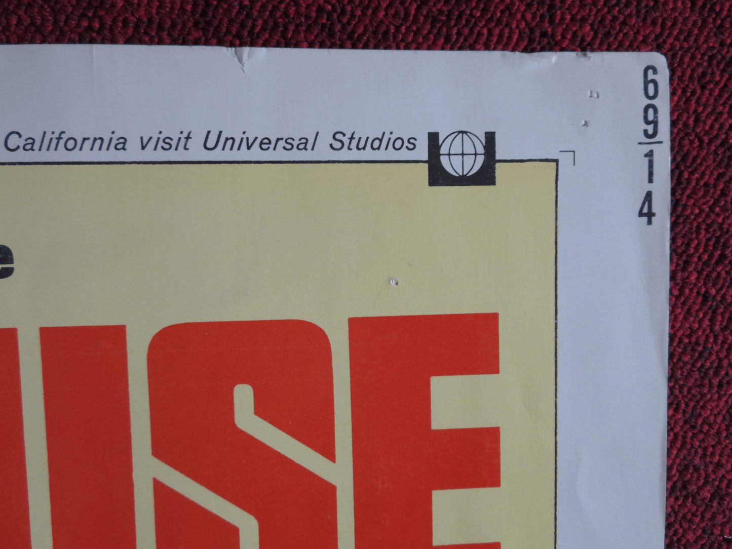 HOUSE OF CARDS US HALF SHEET (22"x 28") POSTER GEORGE PEPPARD ORSON WELLES 1969 Rendezvous Cinema Movie posters