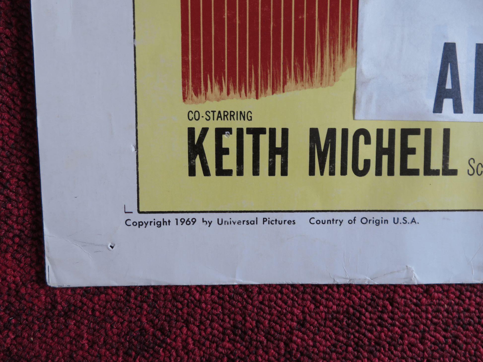 HOUSE OF CARDS US HALF SHEET (22"x 28") POSTER GEORGE PEPPARD ORSON WELLES 1969 Rendezvous Cinema Movie posters