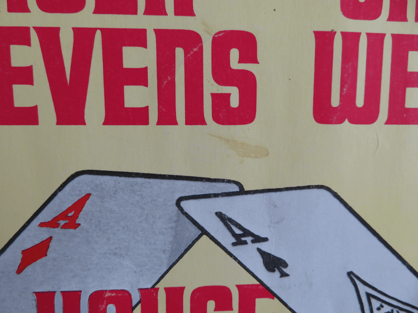 HOUSE OF CARDS US HALF SHEET (22"x 28") POSTER GEORGE PEPPARD ORSON WELLES 1969 Rendezvous Cinema Movie posters