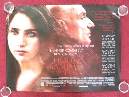 HOUSE OF SAND AND FOG UK QUAD (30"x 40") ROLLED POSTER BEN KINGSLEY 2003 Rendezvous Cinema Movie posters