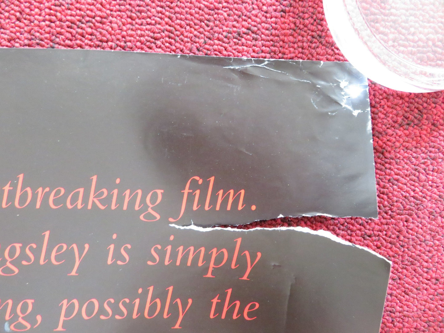 HOUSE OF SAND AND FOG UK QUAD (30"x 40") ROLLED POSTER BEN KINGSLEY 2003 Rendezvous Cinema Movie posters