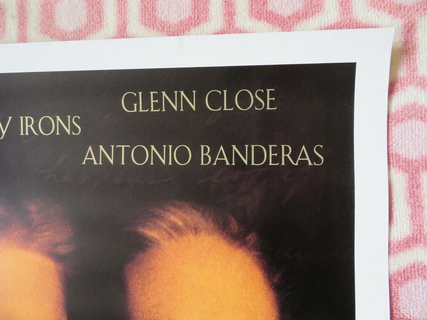 HOUSE OF SPIRITS US ONE SHEET ROLLED POSTER WINONS RYDER GLENN CLOSE 1993 Movie posters