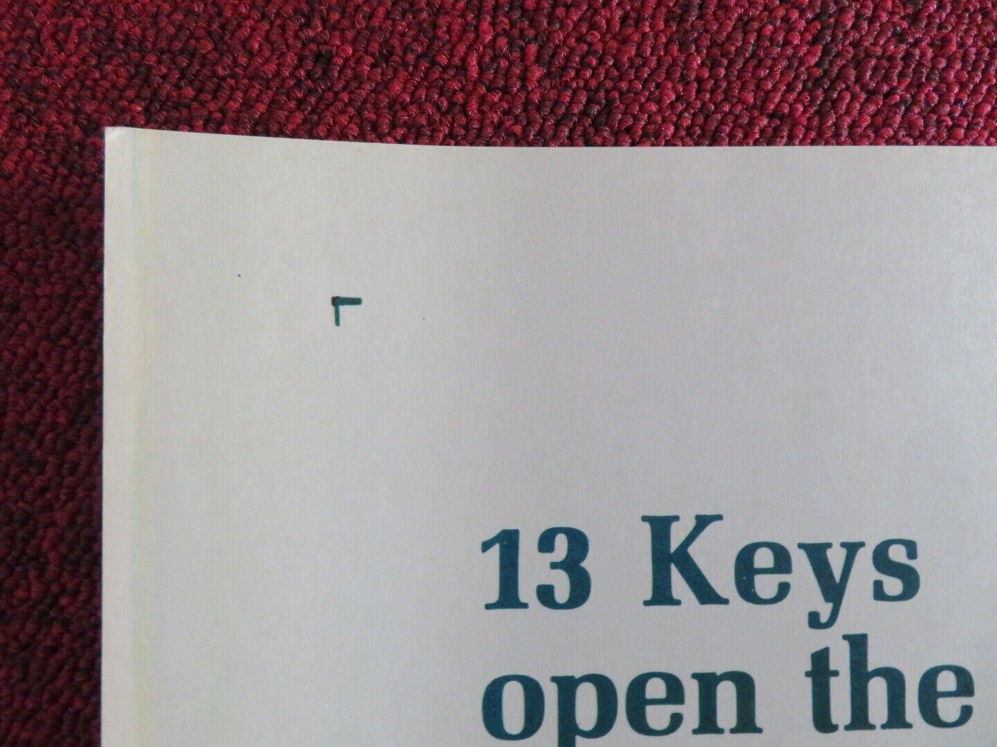 HOUSE OF THE DAMNED US HALF SHEET (22"x 28") POSTER RONALD FOSTER 1963 Movie posters