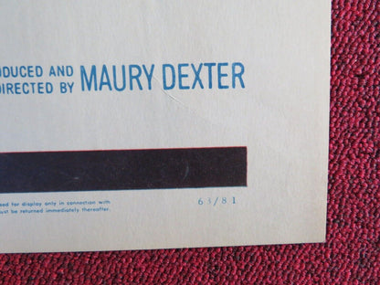 HOUSE OF THE DAMNED US HALF SHEET (22"x 28") POSTER RONALD FOSTER 1963 Movie posters