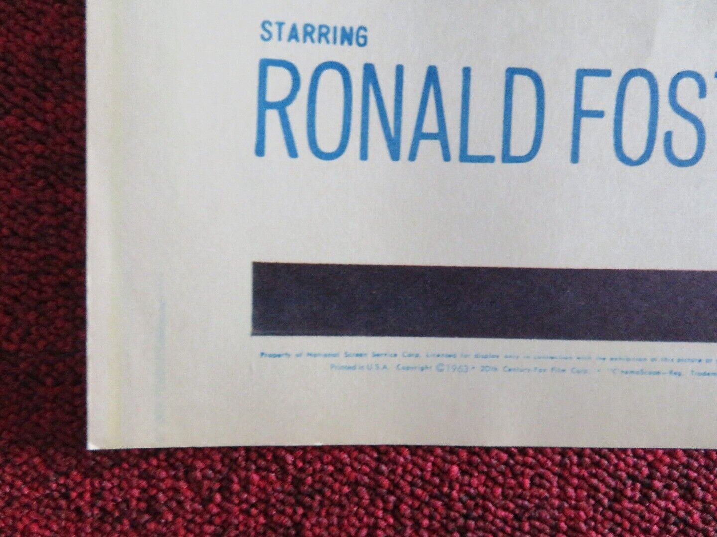 HOUSE OF THE DAMNED US HALF SHEET (22"x 28") POSTER RONALD FOSTER 1963 Movie posters