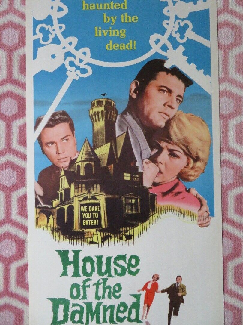 HOUSE OF THE DAMNED US INSERT (14"x 36") POSTER RONALD FOSTER MERRY ANDERS 1963 Movie posters
