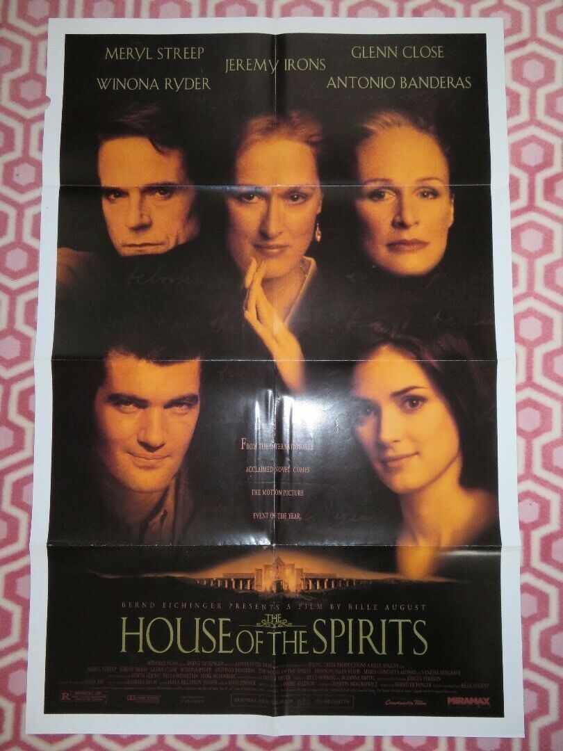 HOUSE OF THE SPIRITS US ONE SHEET POSTERMERYL STREEP GLENN CLOSE 1993 Movie posters