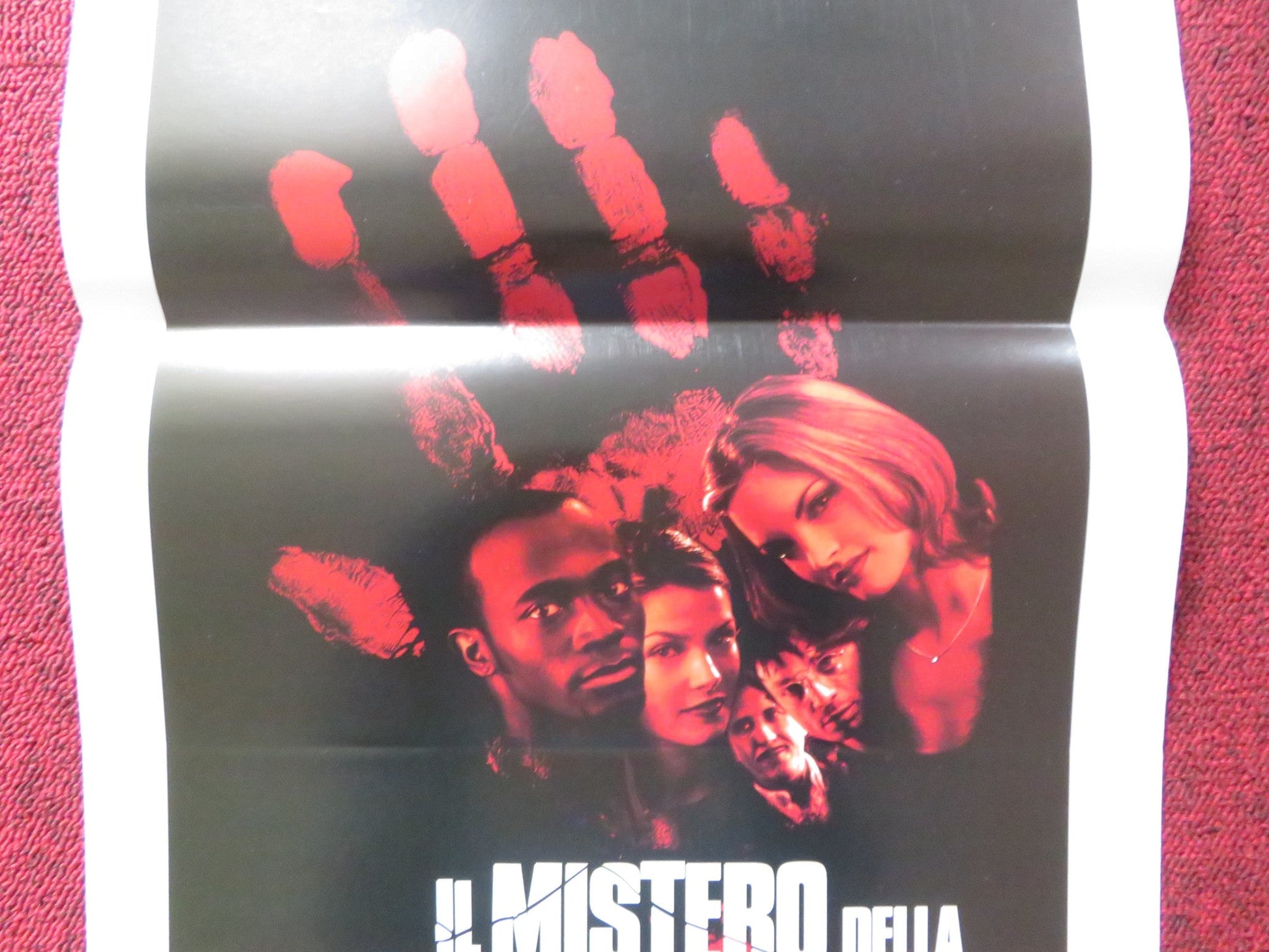 HOUSE ON HAUNTED HILL ITALIAN LOCANDINA POSTER GEOFFREY RUSH TAYE DIGGS 1999 Rendezvous Cinema Movie posters