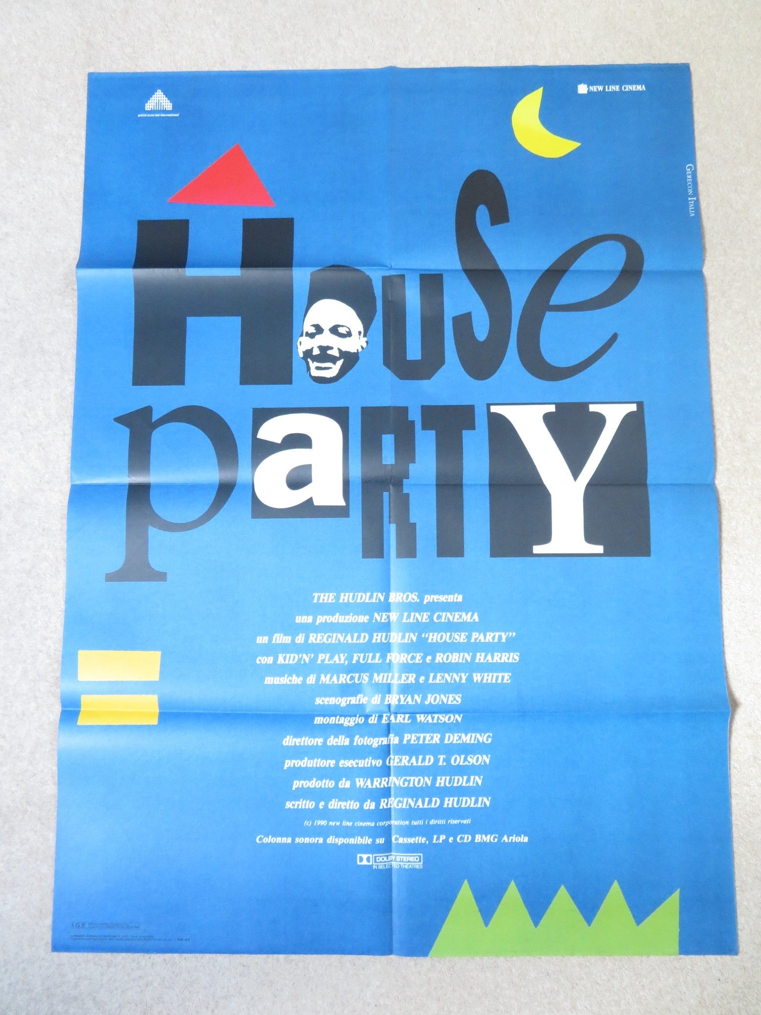 HOUSE PARTY ITALIAN 2 FOGLIO POSTER CHRISTOPHER REID MARTIN LAWRENCE 1990 Rendezvous Cinema Movie posters