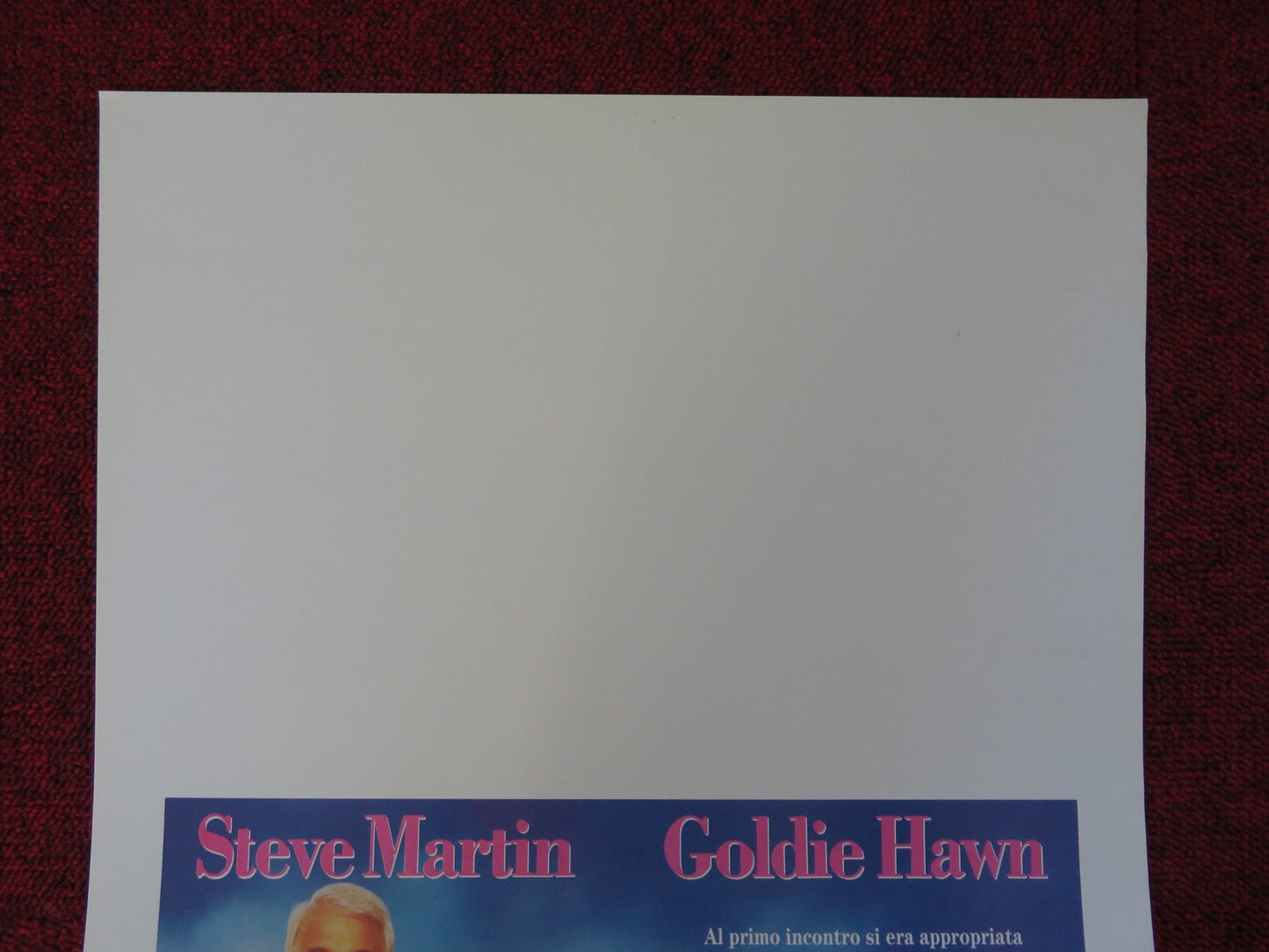 HOUSESITTER ITALIAN LOCANDINA POSTER STEVE MARTIN GOLDIE HAWN 1992 Rendezvous Cinema Movie posters