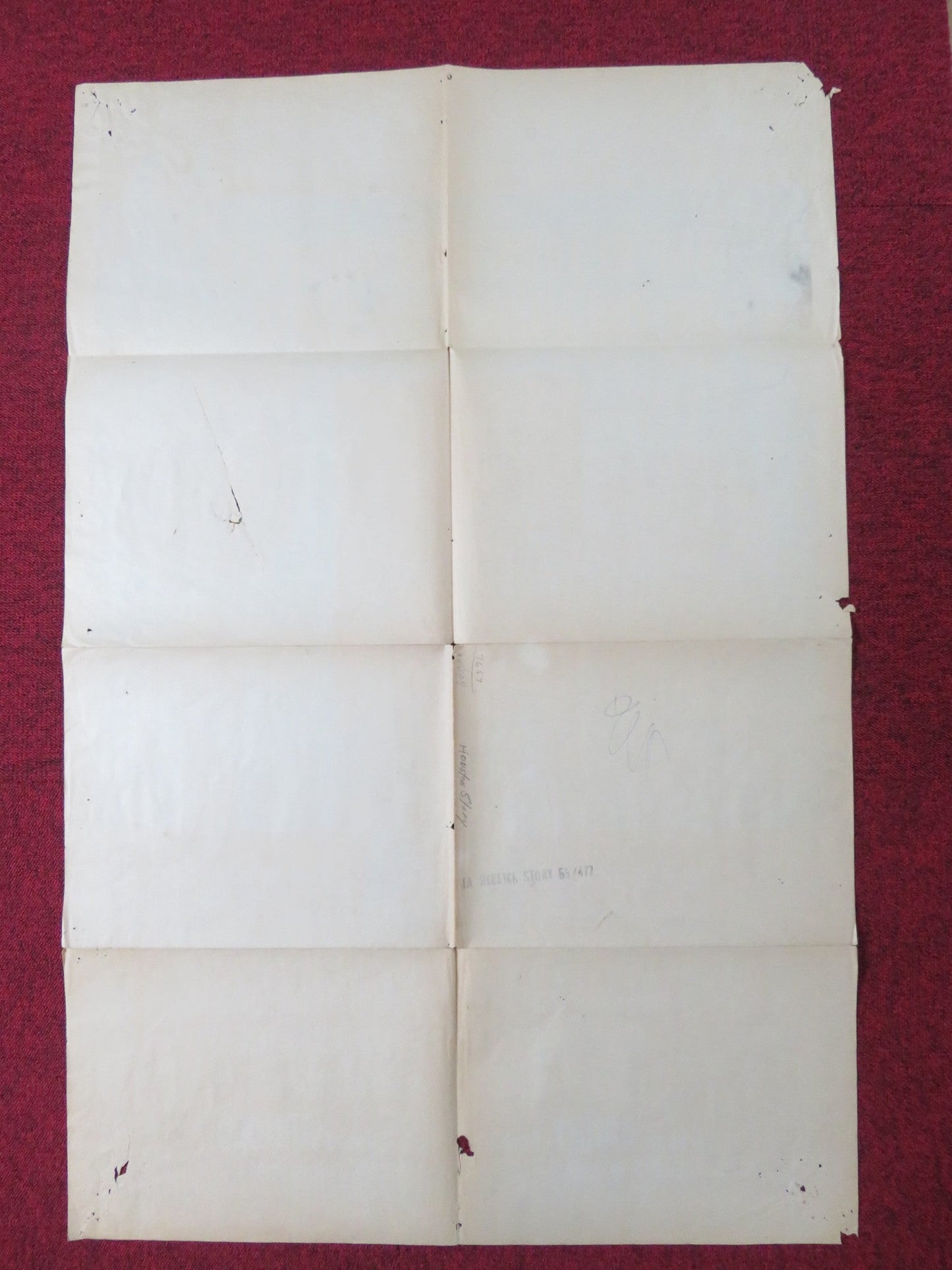 HOUSTON STORY FOLDED US ONE SHEET POSTER GENE BARRY BARBARA HALE 1955 Rendezvous Cinema Movie posters