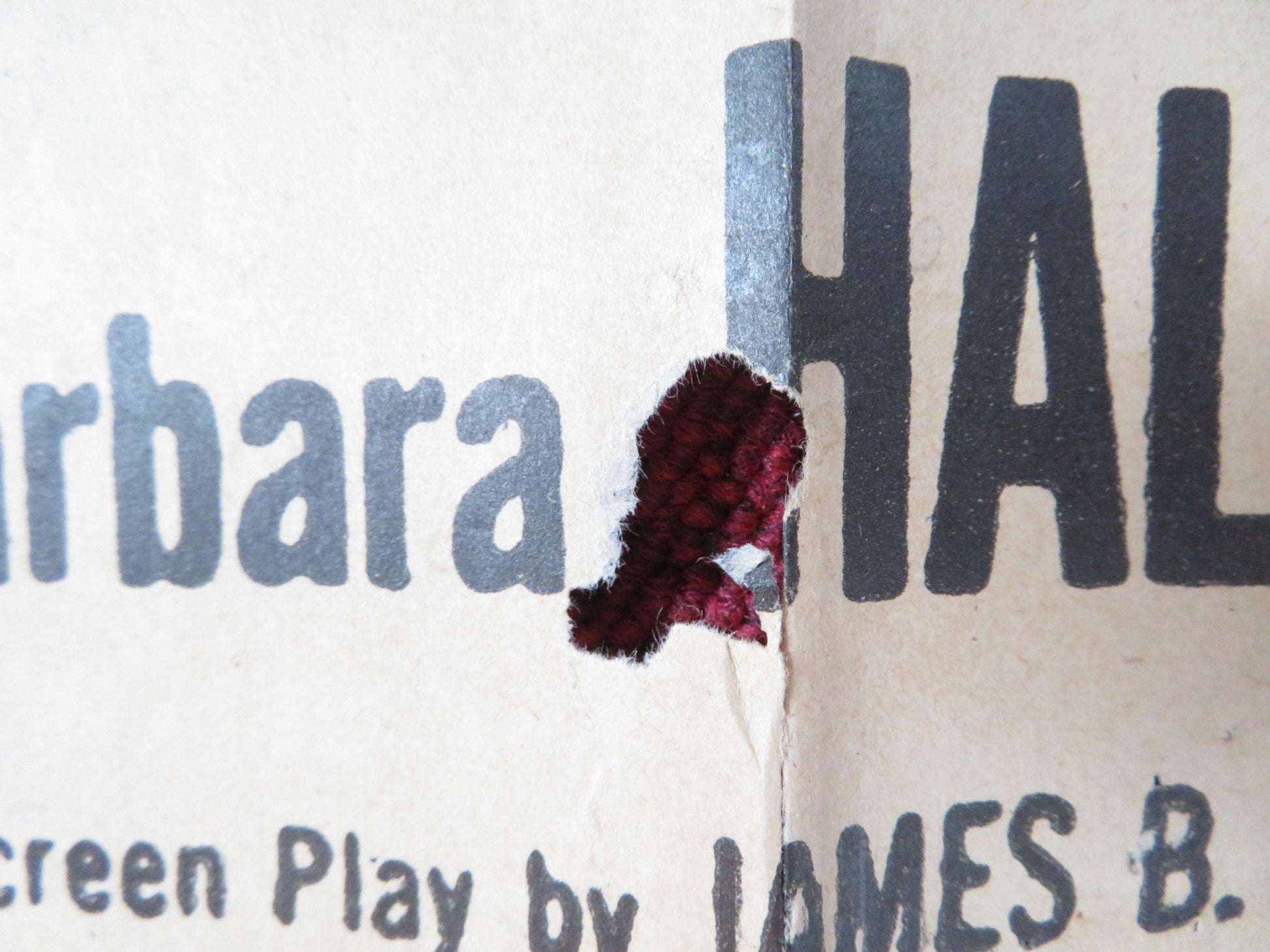 HOUSTON STORY FOLDED US ONE SHEET POSTER GENE BARRY BARBARA HALE 1955 Rendezvous Cinema Movie posters