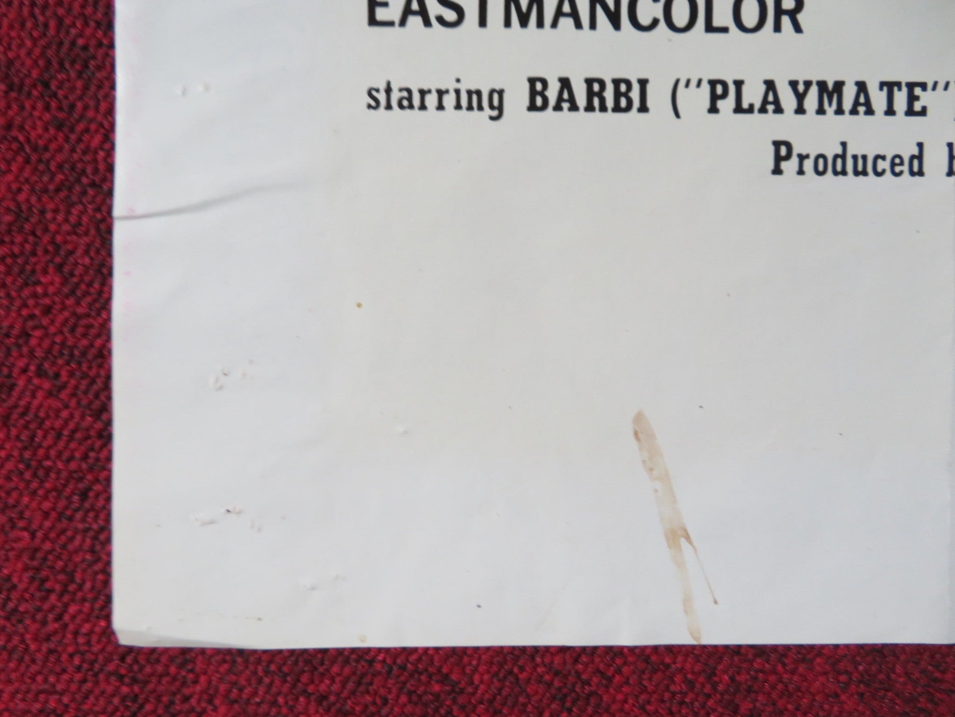 HOW DID A NICE GIRL LIKE YOU... FOLDED US ONE SHEET POSTER BARBI BENTON 1970 Rendezvous Cinema Movie posters