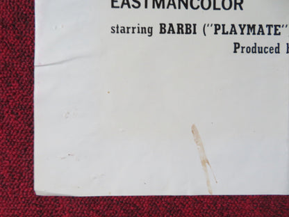 HOW DID A NICE GIRL LIKE YOU... FOLDED US ONE SHEET POSTER BARBI BENTON 1970 Rendezvous Cinema Movie posters