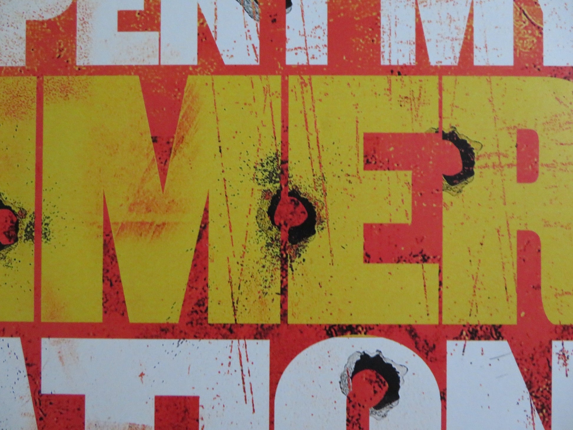 HOW I SPENT MY SUMMER VACATION UK QUAD (30"x 40") ROLLED POSTER MEL GIBSON 2012 Rendezvous Cinema Movie posters