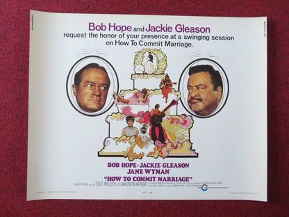 HOW TO COMMIT TO MARRIAGE US HALF SHEET (22"x 28") POSTER BOB HOPE 1969 Movie posters