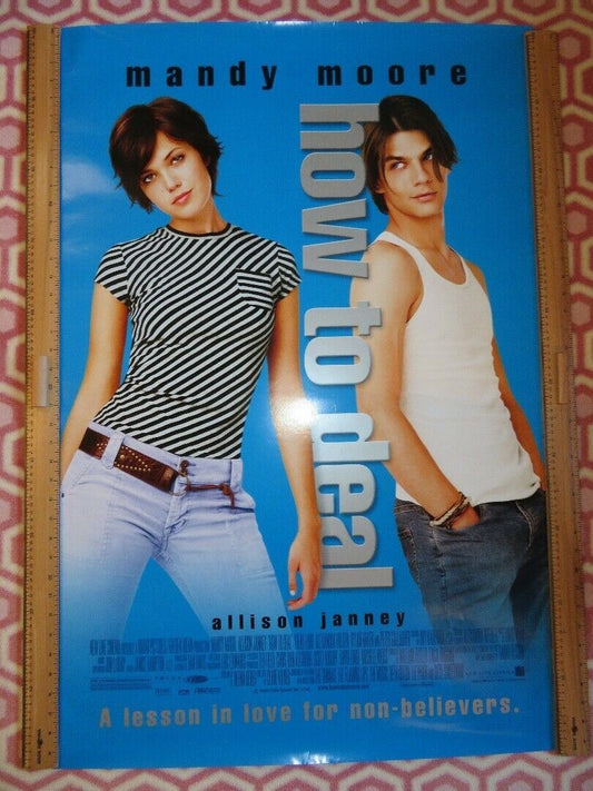 HOW TO DEAL US ROLLED POSTER MANDY MOORE ALLISON JANNEY 2003 Movie posters