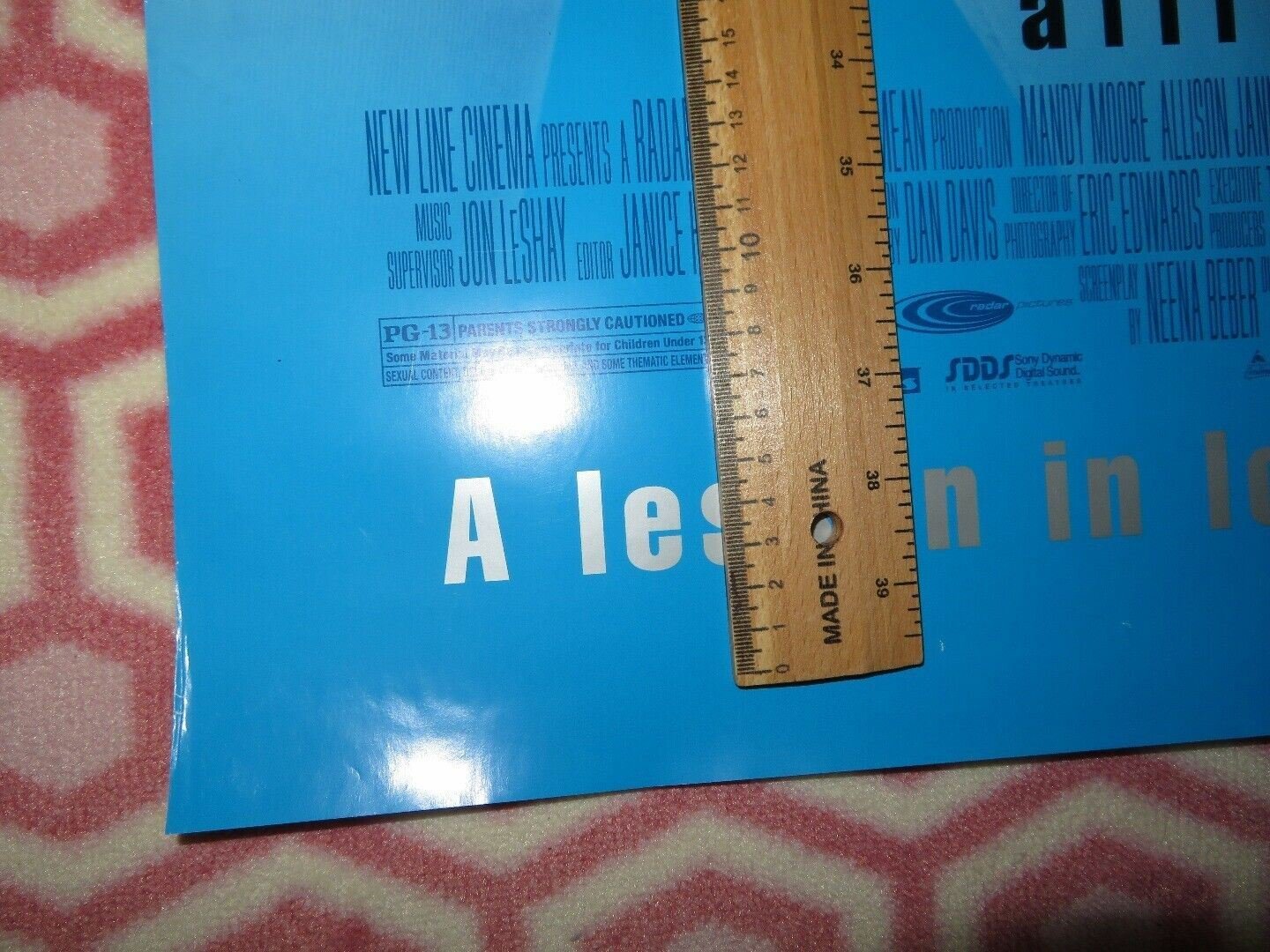 HOW TO DEAL US ROLLED POSTER MANDY MOORE ALLISON JANNEY 2003 Movie posters