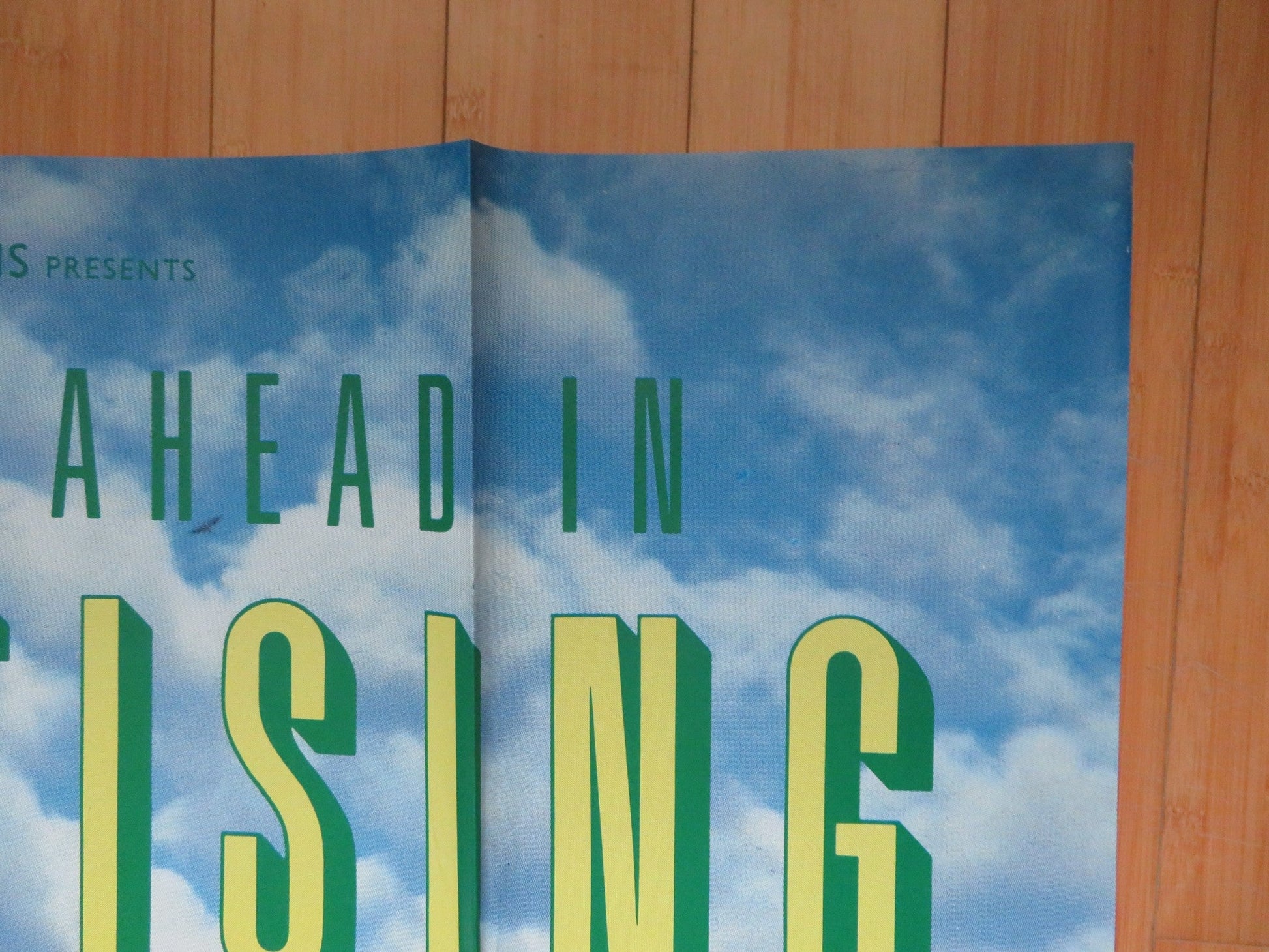 HOW TO GET AHEAD IN ADVERTISING UK 4 SHEET POSTER RICHARD E. GRANT R. WARD 1989 Rendezvous Cinema Movie posters