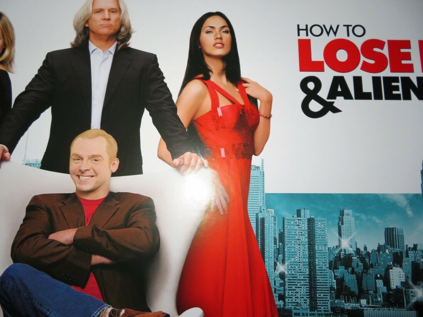HOW TO LOSE FRIENDS & ALIENATE PEOPLE QUAD (30"x 40") ROLLED POSTER SIMON PEGG Movie posters
