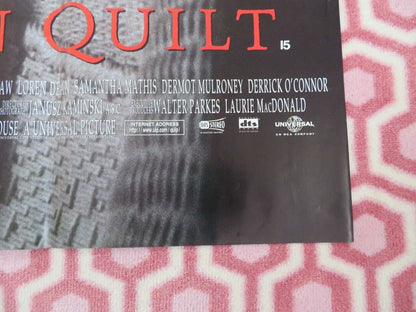 HOW TO MAKE AN AMERICAN QUILT BRITISH ORIGINAL QUAD POSTER WINONA RYDER Rendezvous Cinema Movie posters