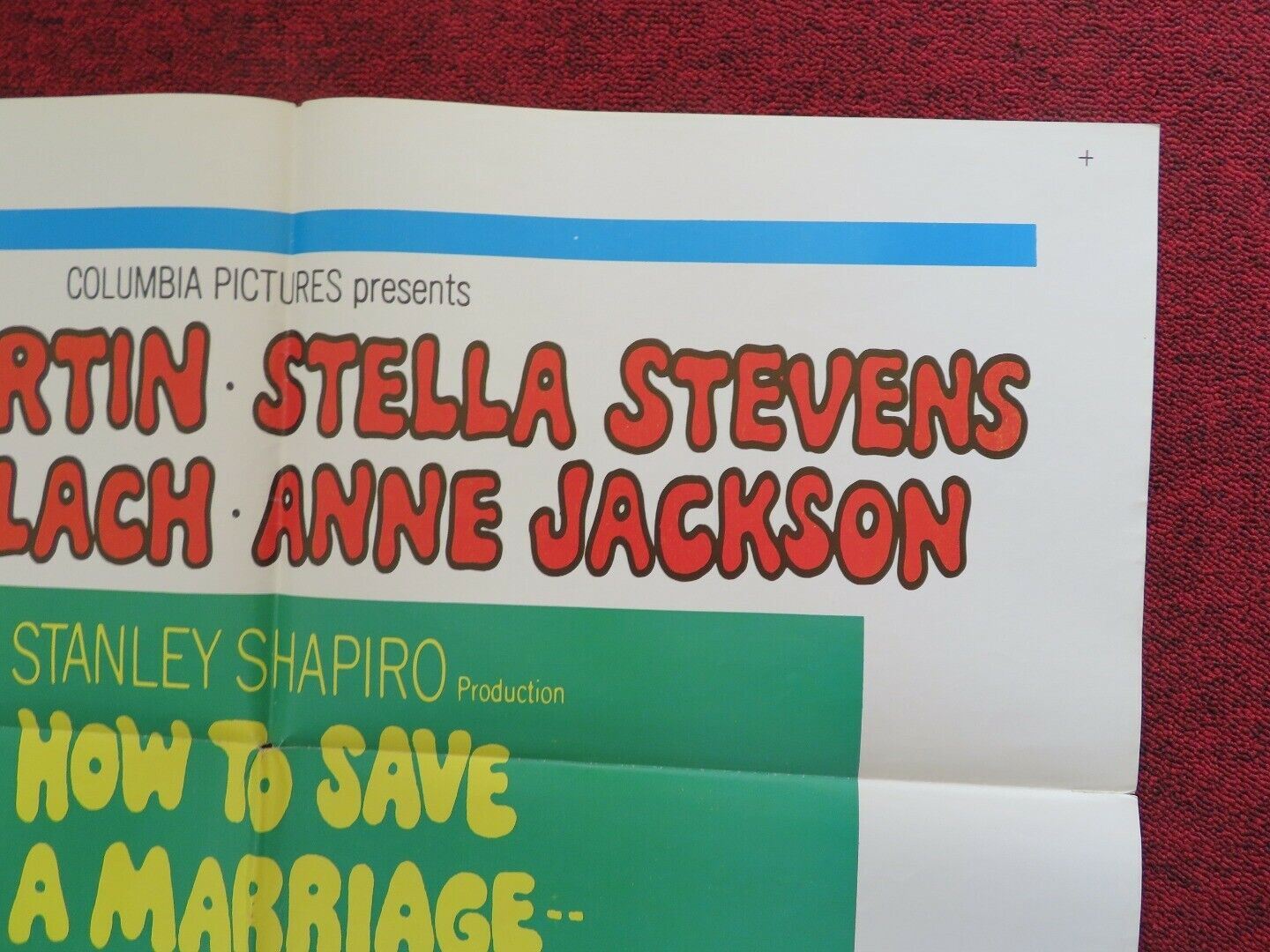 HOW TO SAVE A MARRIAGE AND RUIN YOUR LIFE FOLDED US ONE SHEET POSTER 1968 Movie posters