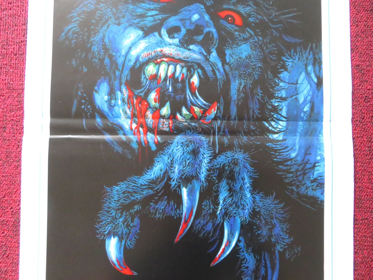 HOWLING II: YOUR SISTER IS A WEREWOLF ITALIAN LOCANDINA POSTER C. LEE 1985 Rendezvous Cinema Movie posters