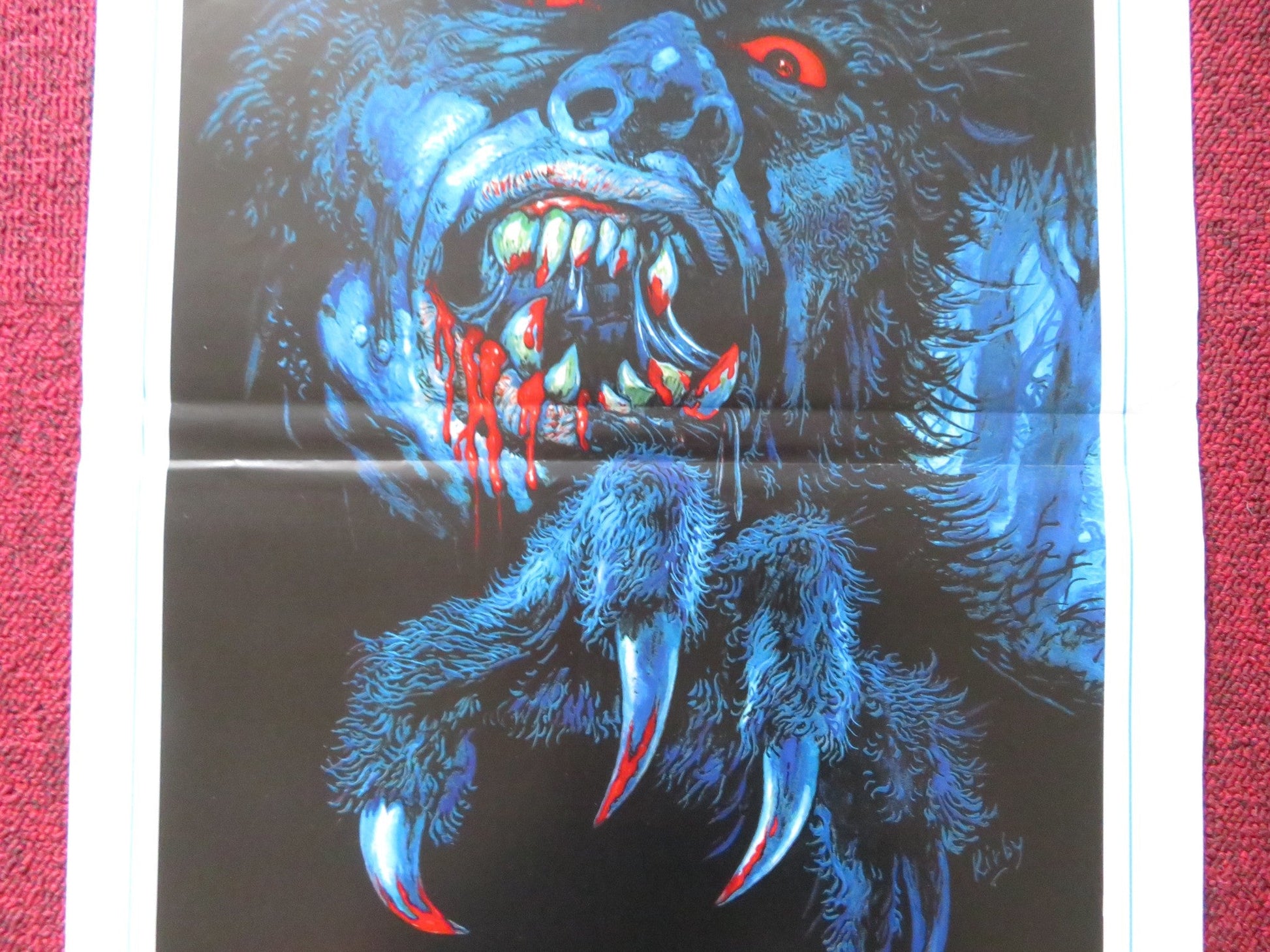 HOWLING II: YOUR SISTER IS A WEREWOLF ITALIAN LOCANDINA POSTER C. LEE 1985 Rendezvous Cinema Movie posters