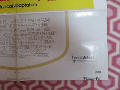 HUCKLEBERRY FINN US ONE SHEET POSTER JEFF EAST PAUL WINFIELD 1974 Movie posters