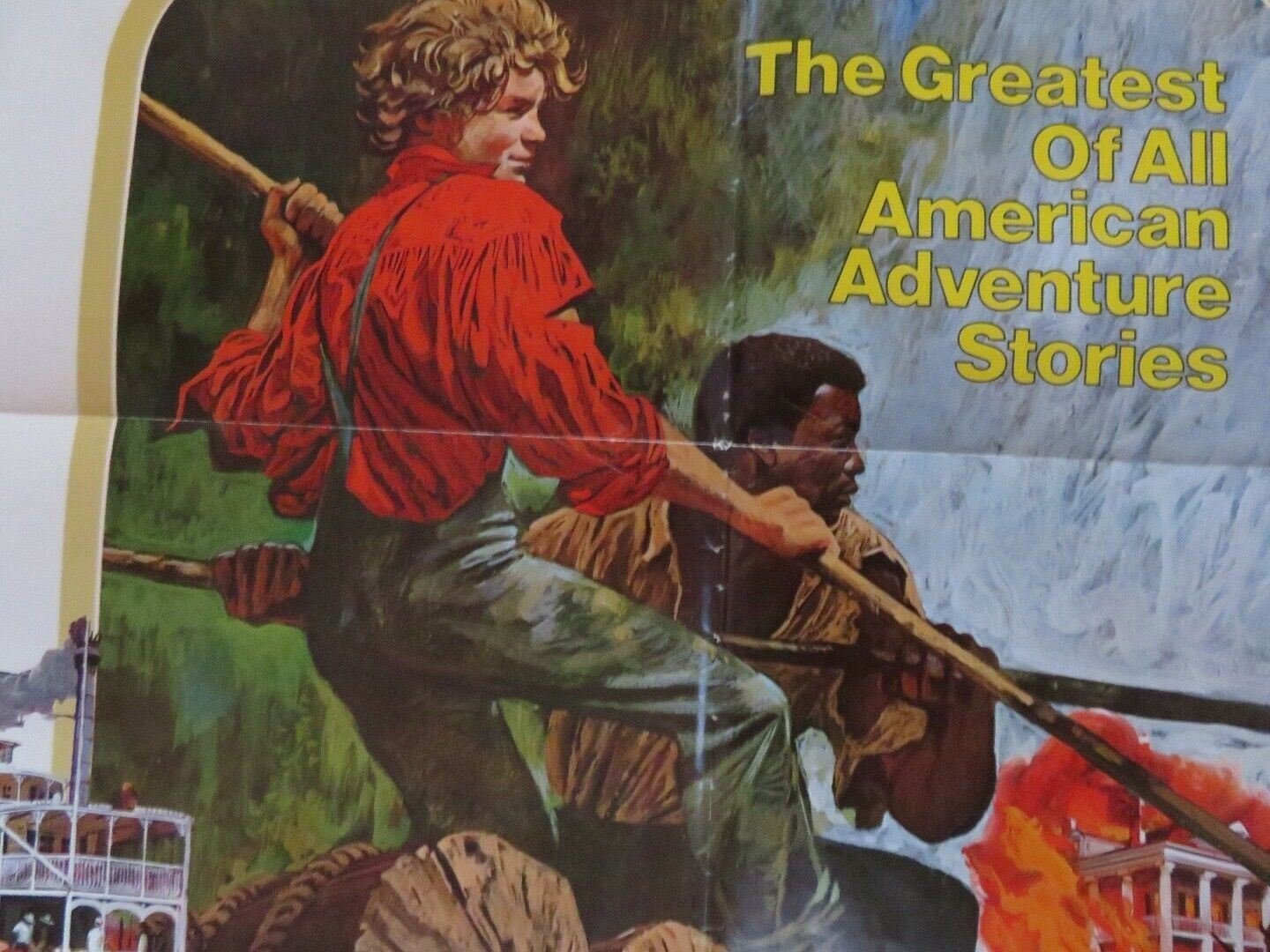HUCKLEBERRY FINN US ONE SHEET POSTER JEFF EAST PAUL WINFIELD 1974 Movie posters
