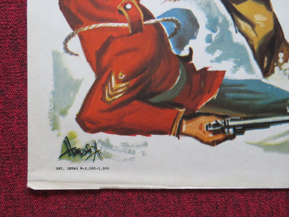 HUDSON BAY MASSACRE / CANADIAN WILDERNESS ARGENTINIAN POSTER GEORGE MARTIN 1965 Rendezvous Cinema Movie posters