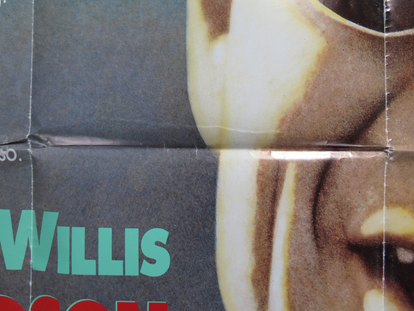 HUDSON HAWK UK QUAD POSTER FOLDED BRUCE WILLIS ANDIE MACDOWELL 1991 Rendezvous Cinema Movie posters