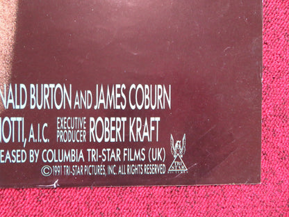 HUDSON HAWK UK QUAD POSTER FOLDED BRUCE WILLIS ANDIE MACDOWELL 1991 Rendezvous Cinema Movie posters