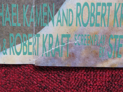 HUDSON HAWK UK QUAD POSTER FOLDED BRUCE WILLIS ANDIE MACDOWELL 1991 Rendezvous Cinema Movie posters