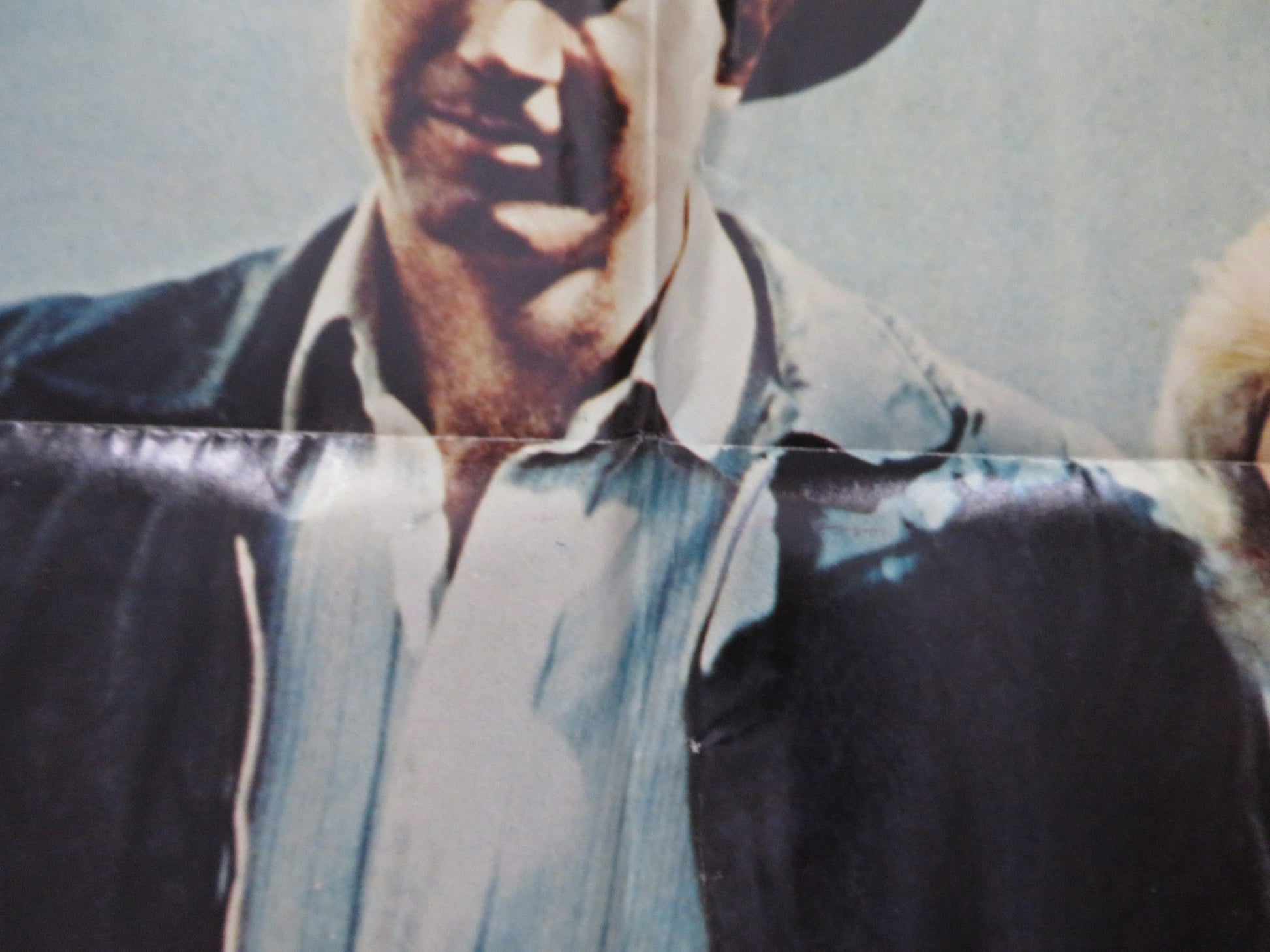 HUGHES AND HARLOW: ANGELS IN HELL FOLDED US ONE SHEET POSTER VICTOR HOLCHAK 1977 Rendezvous Cinema Movie posters