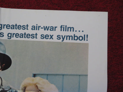 HUGHES AND HARLOW: ANGELS IN HELL FOLDED US ONE SHEET POSTER VICTOR HOLCHAK 1977 Rendezvous Cinema Movie posters