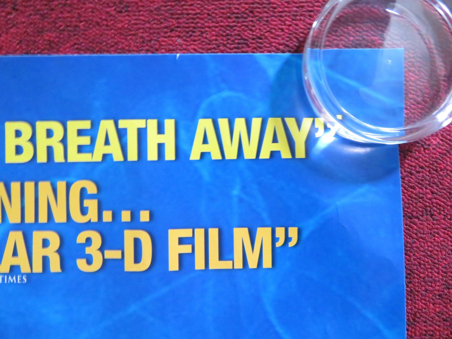 HUGO UK QUAD (30"x 40") ROLLED POSTER SCORSESE BEN KINGSLEY 2011 Rendezvous Cinema Movie posters