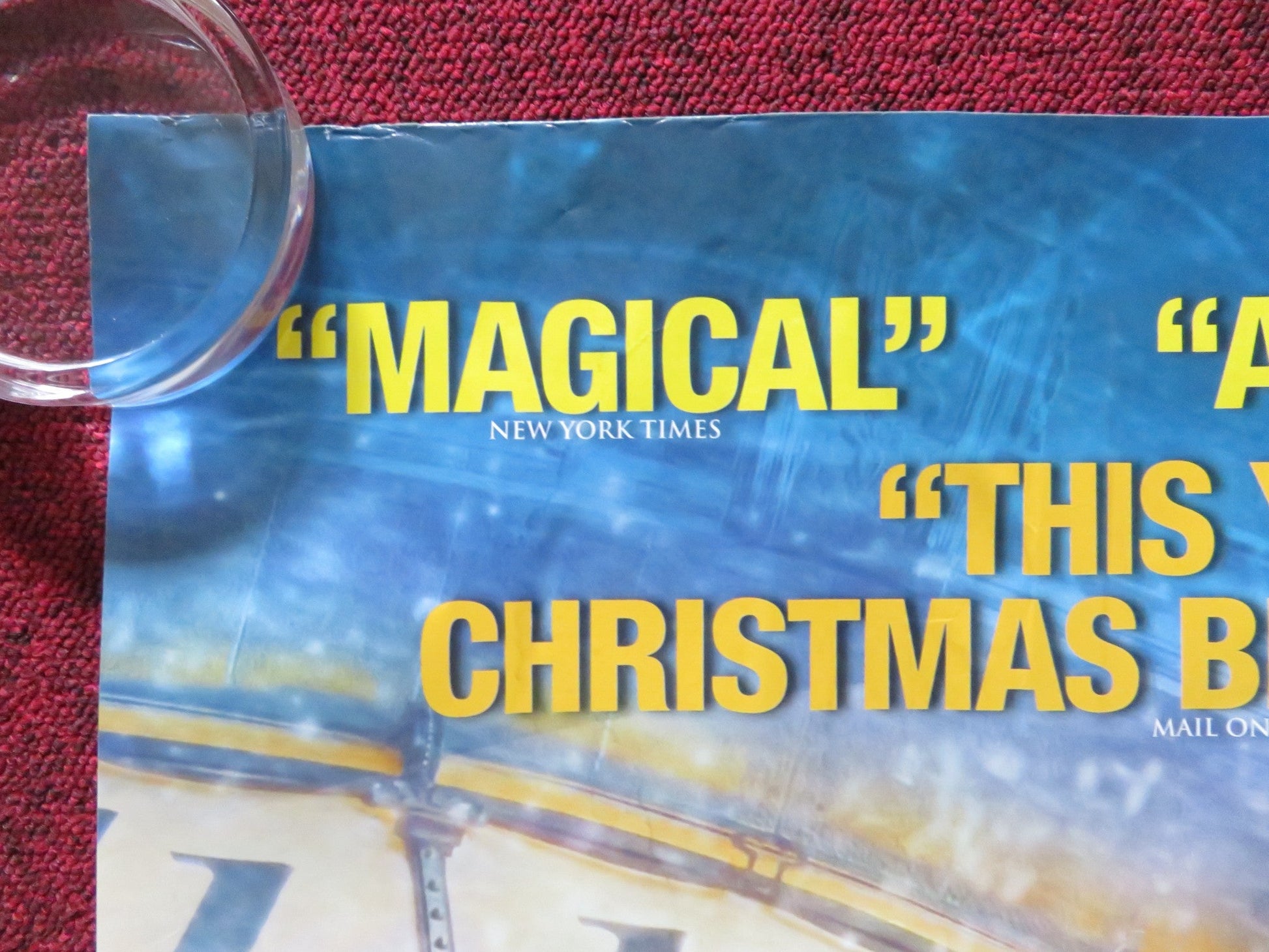 HUGO UK QUAD (30"x 40") ROLLED POSTER SCORSESE BEN KINGSLEY 2011 Rendezvous Cinema Movie posters