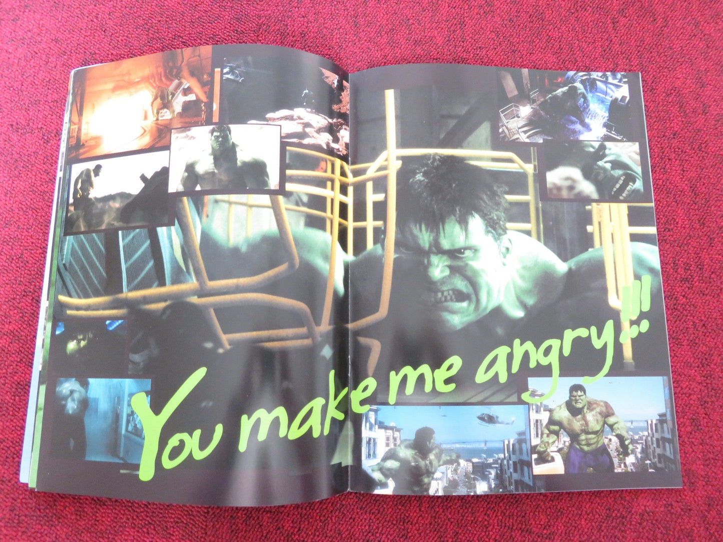 HULK JAPANESE BROCHURE / PRESS BOOK MARVEL ERIC BANA NICK NOLTE 2003 Rendezvous Cinema Movie posters