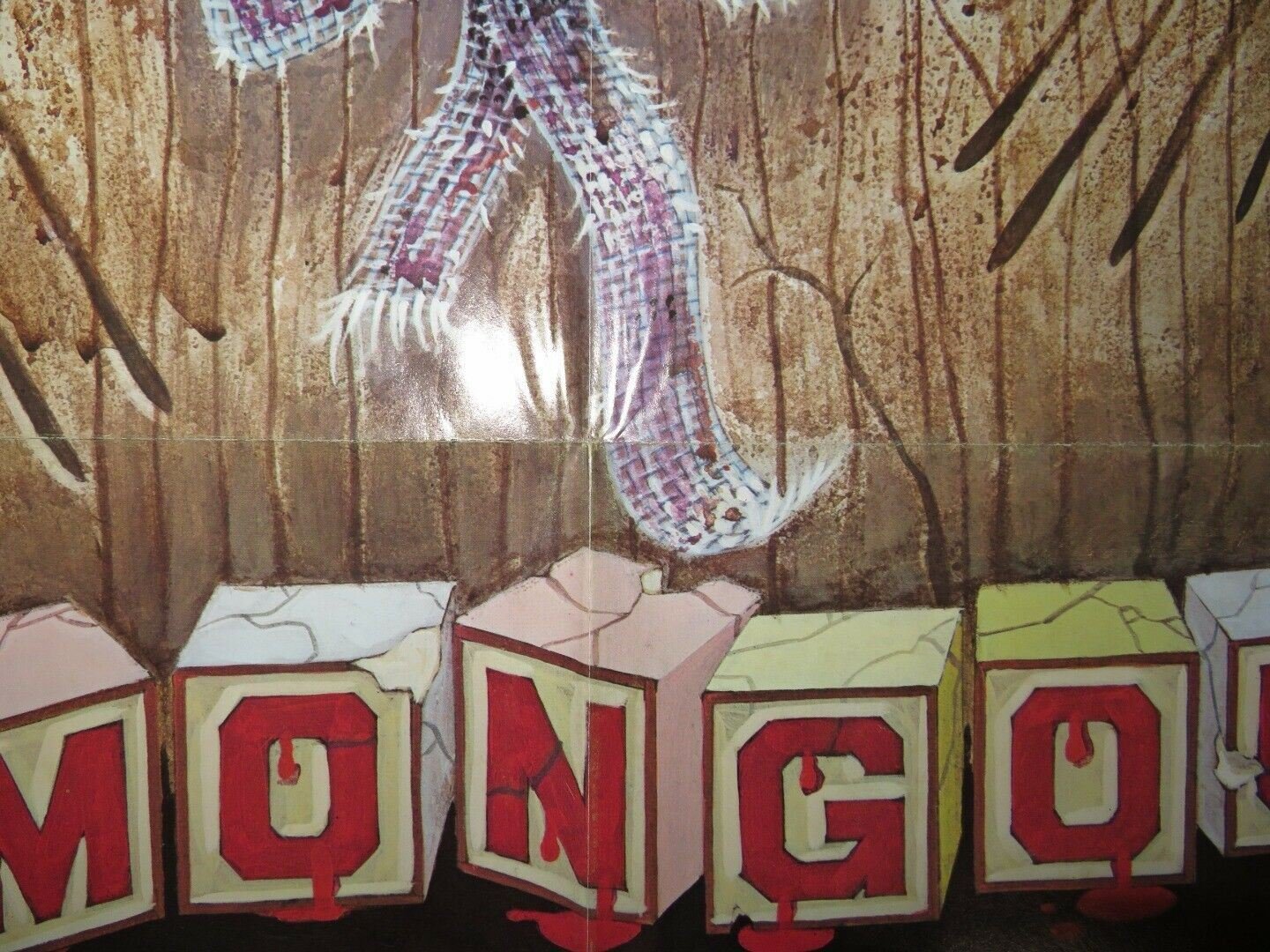 HUMONGUS FOLDED US ONE SHEET POSTER DAVID WALLACE JANET JULIAN 1982 Movie posters