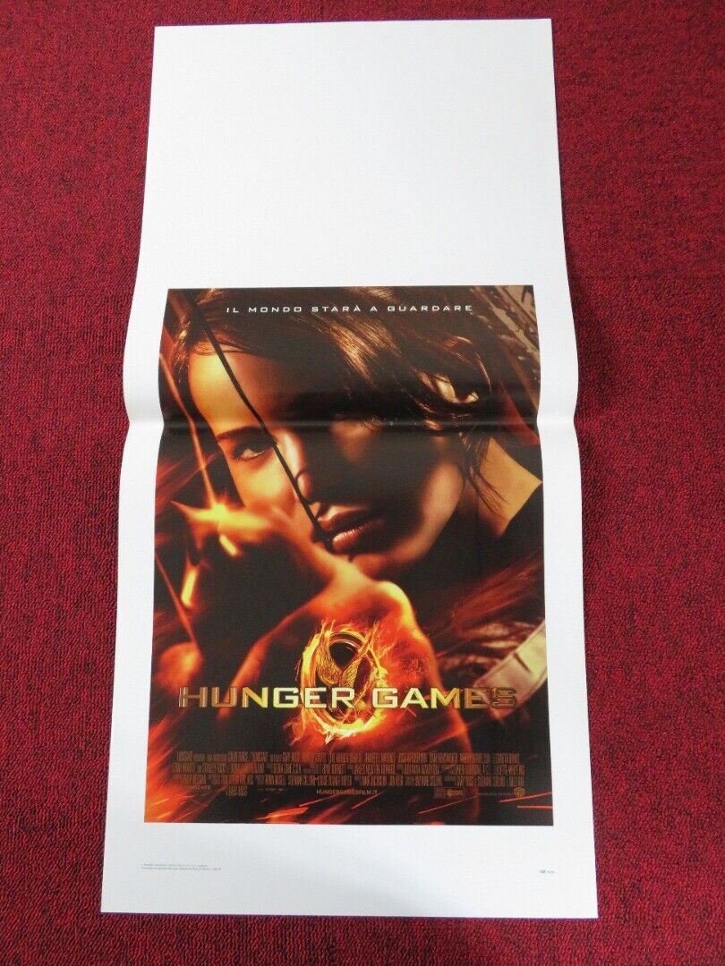 HUNGER GAMES ITALIAN LOCANDINA (27.5"x13") POSTER JENNIFER LAWRENCE 2012 Movie posters