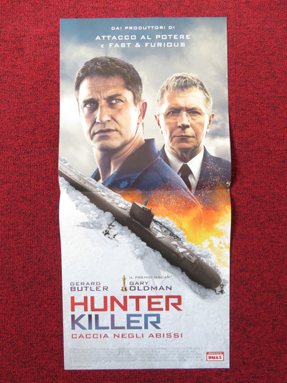 HUNTER KILLER ITALIAN LOCANDINA POSTER GERARD BUTLER GARY OLDMAN 2018 Rendezvous Cinema Movie posters