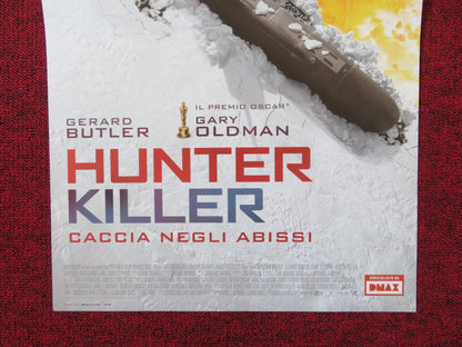HUNTER KILLER ITALIAN LOCANDINA POSTER GERARD BUTLER GARY OLDMAN 2018 Rendezvous Cinema Movie posters