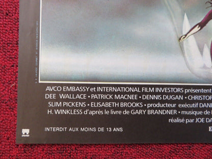 HURLEMENTS / The Howling FRENCH (15.5"x 21") POSTER JOE DANTE DEE WALLACE 1981 Movie posters