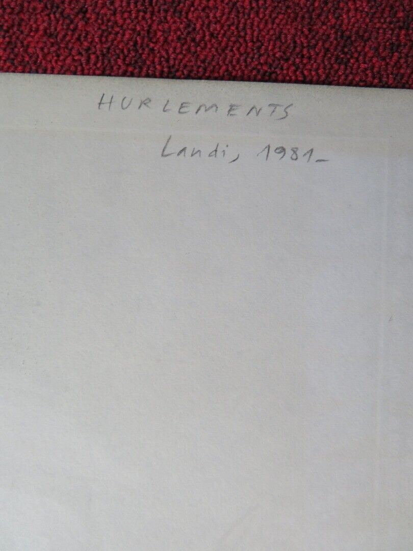 HURLEMENTS / The Howling FRENCH (15.5"x 21") POSTER JOE DANTE DEE WALLACE 1981 Movie posters