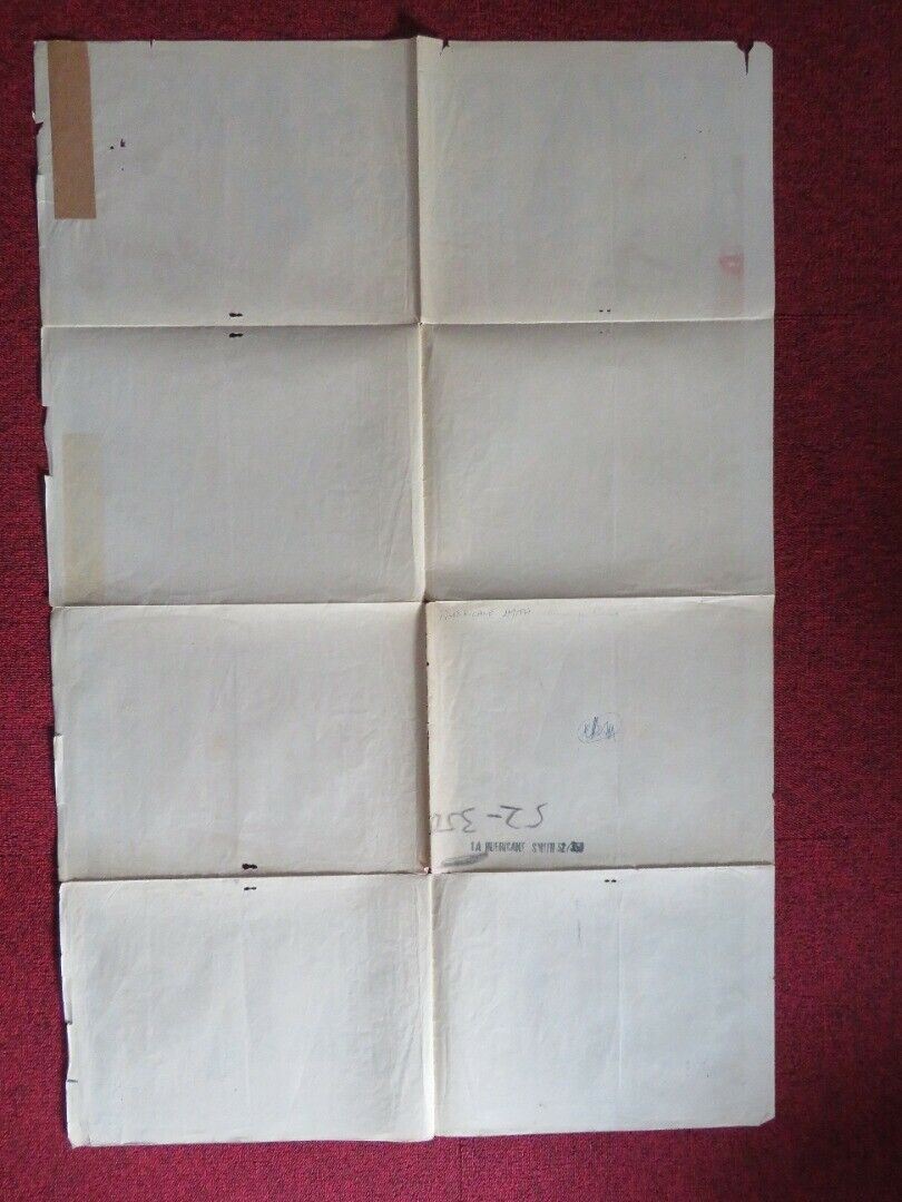 HURRICANE SMITH FOLDED US ONE SHEET POSTER YVONNE DE CARLO JOHN IRELAND 1952 Movie posters