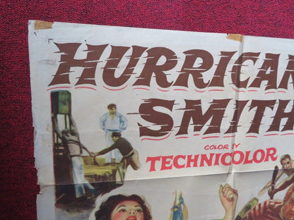 HURRUCANE SMITH FOLDED US ONE SHEET POSTER YVONNE DE CARLO JOHN IRELAND 1952 Movie posters