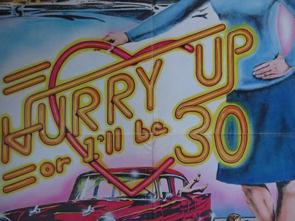 HURRY UP OR I'LL BE 30 US ONE SHEET POSTER DANNY DEVITO LINDA DEROFF Movie posters