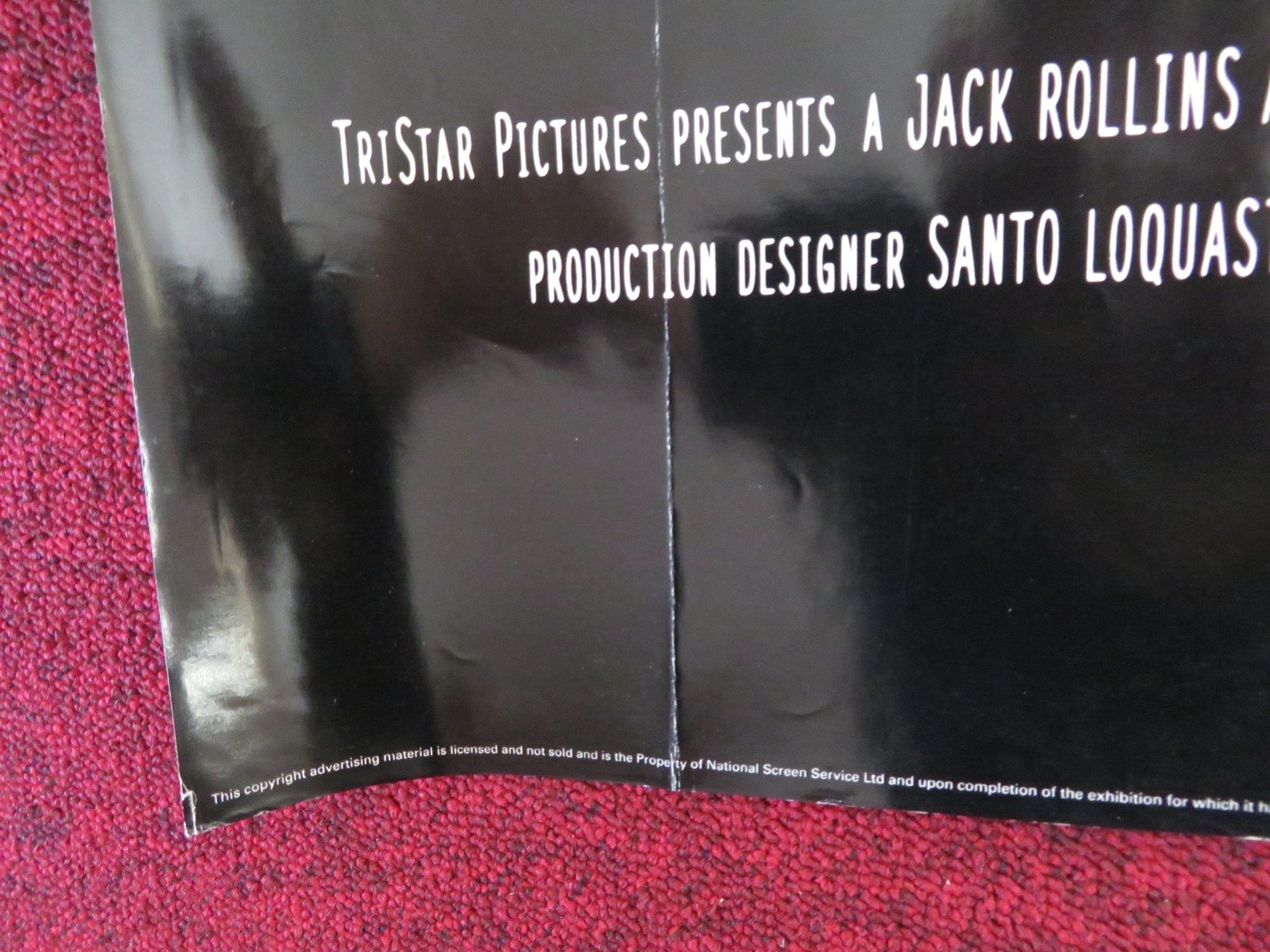 HUSBANDS AND WIVES UK QUAD (30"x 40") ROLLED POSTER WOODY ALLEN MIA FARROW 1992 Rendezvous Cinema Movie posters